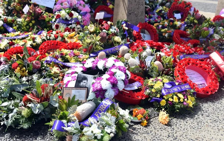 Fleurs d'hommage
